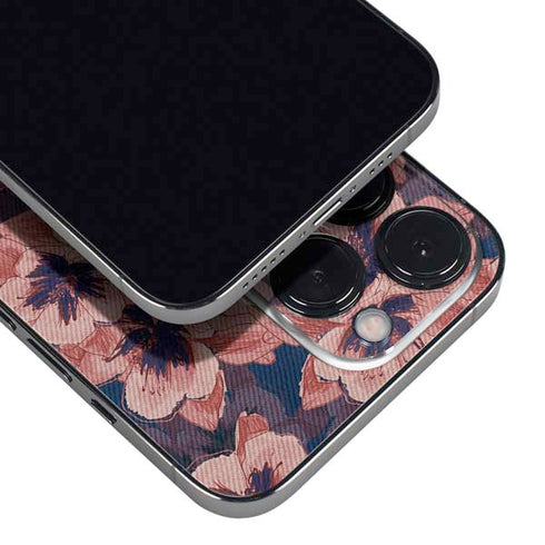 Dark Tapestry Floral iPhone 14 Pro Skin